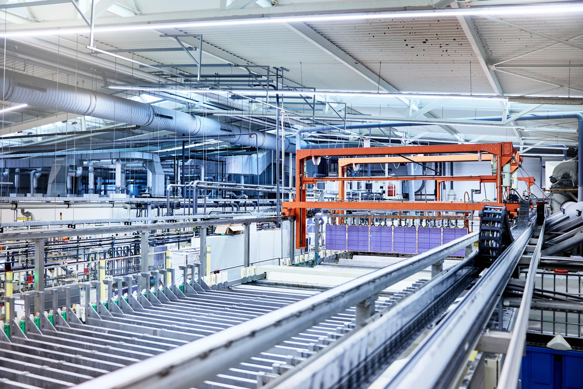Retrofit of the electroplating line.
